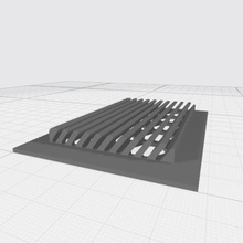 griglia di areazione vari 3d print model - Mito3D