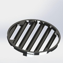 ventilation grille spark grid car grilles 3d print model - Mito3D