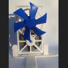il ventilatore vari vento ingranaggio smart intelligente cool fan estate manuale 3d print model - Mito3D