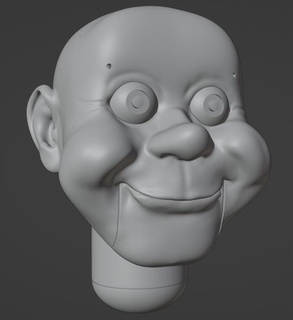 ventríloquo dummy tradicional atrevido ventriloquismo manequim fantoche boneca 3d print model - Mito3D