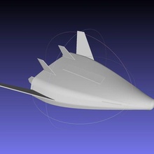 risco Estrela x 33 ssto conceito miniatura 3d printing veículo protótipo avião espacial rokcet nave voo venture star 3d print model - Mito3D