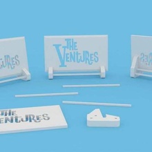ventures logo w stand outil de L'impression 3d 3d print model - Mito3D