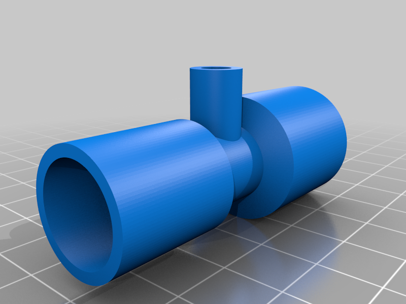 Venturi etki bağlayıcı ağızlık ekstrüder fizik Venturieffect pompa hobi 3D print model - Mito3D