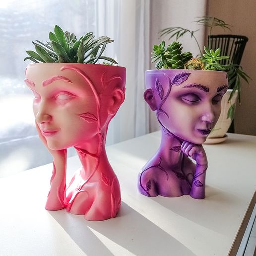 Venus Afrodita maceta plantas suculentas cactus ender decoración escultura Arte figuritas Fertilidad amor tubo timonel felipe morillas bricolaje diy soportes fácil impresión 3D print model - Mito3D