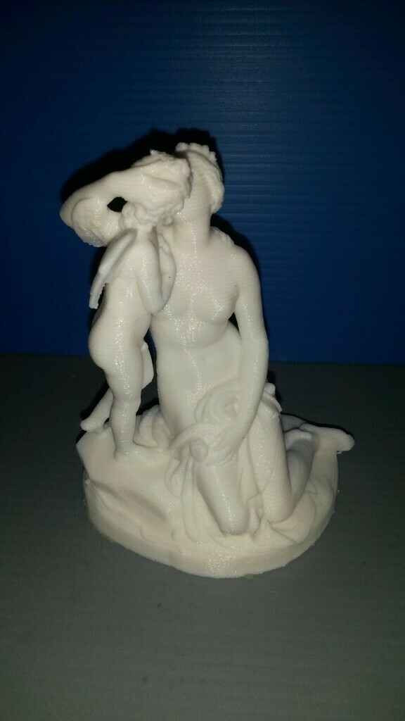 Venus besos Cupido Arte 3D print model - Mito3D