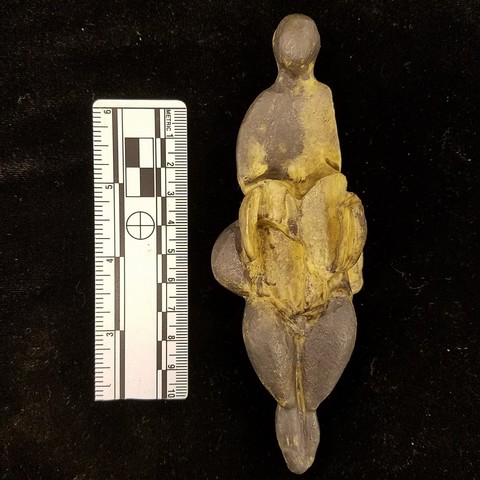 venus lespugue ancient paleolithic female figurine art breasts russia siberia artifact archaeology 3D print model - Mito3D
