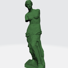 venus de milo - low poly art baja poli la estatua escultura 3d print model - Mito3D