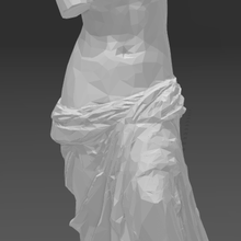 Venus milo res Kunst low Lowpoly 3d print model - Mito3D