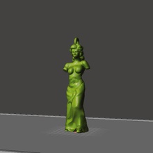 simpsons gummy vênus geléia de estátua chaveiro moda 3d print model - Mito3D