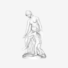 vênus ensino cupido use seu arco do louvre, paris, frança a arte le louvre musa du museu 3d print model - Mito3D