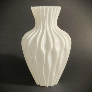 venus vertical vase curve solidworks plant pot flower decoration amphora interior volute art gift woman container mode 3d print model - Mito3D
