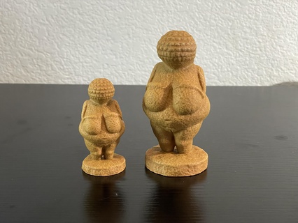 venus willendorf bronze sculpture statue austria figurine gaia mother fertility earth worship 3d print model - Mito3D