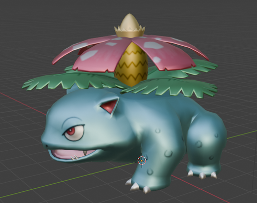 venusaur n 0003 gioco pokemon bulbasaur ivysaur 3d print model - Mito3D