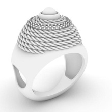 venus jewelry godess cocktail ring 3d print model - Mito3D