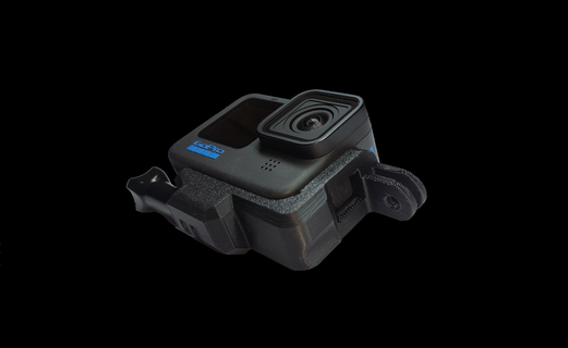gerçek adaptör gopro9 10 11 12 mükemmel Uygun gopro kahraman 9 aksiyon kamerası Adaptador 3d print model - Mito3D