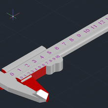 vernier caliper tool 3d print model - Mito3D