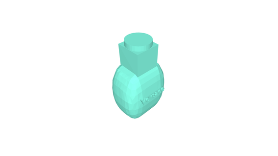 versace profumo moda profumi i regali 3dprototype designer gadget bottiglie calvin klein stile fascino 3d print model - Mito3D
