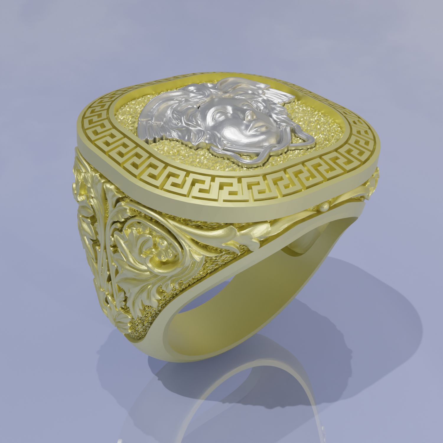 versace ring 3D print model - Mito3D