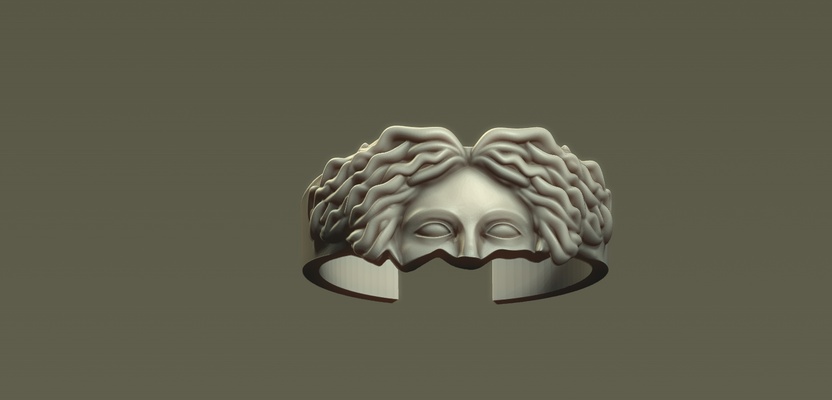 versace anel joalheria 3d print model - Mito3D