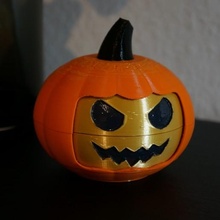 polyvalent Halloween citrouille smiley tête gadget sourire effrayant drôle colère fête décor 3d print model - Mito3D