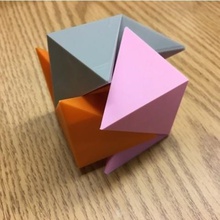 la versión 2 del cubo de disección robert reid tres piezas en zigzag rompecabezas juego 3d print model - Mito3D