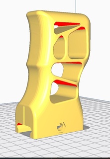 vertical foregrip airsoft firmeza nerf faça picatinny mlok 3d print model - Mito3D