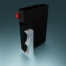 vertical freebox support revolution v6 home hard-disk free storage 3d print model - Mito3D