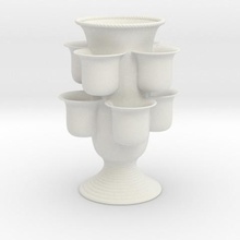 vertical garden vase home tumbler flowerpots planters 3d print model - Mito3D