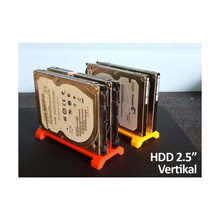 vertical hard disk 25 inch slim fat 3d print model - Mito3D