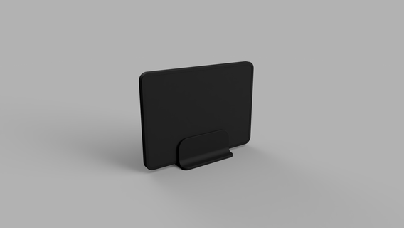 vertical ipad ficar pé tábua 3d print model - Mito3D