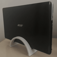 vertical laptop stand home acer dell 3d print model - Mito3D
