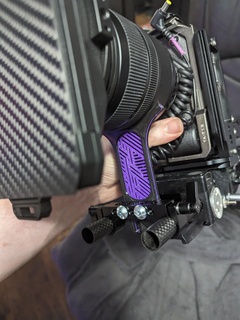 vertical lens support - fx30 tools video bracket 3d print model - Mito3D