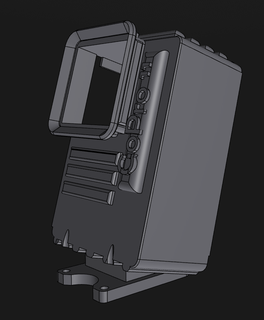verticale monter gopro11 Nazgul v2 iflight Go Pro 11 bando protection fpv 3d print model - Mito3D