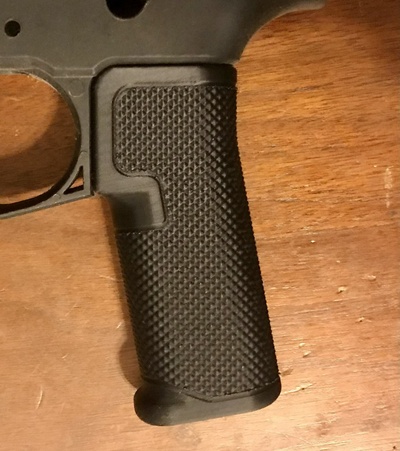 vertical pistola apretón ar15 b5 escorpión stribog glock fgc9 jakl 3d print model - Mito3D