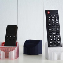 vertical remote holder home tv accessory living room bedroom decor apple fire roku samsung 3d print model - Mito3D