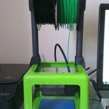 verticale bobina titolare supporto filamento m3d 3d_printer_accessories 3d print model - Mito3D