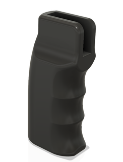 vertical straight ar-15 style grip v2 ar15 airsoft gun airgun 3d print model - Mito3D