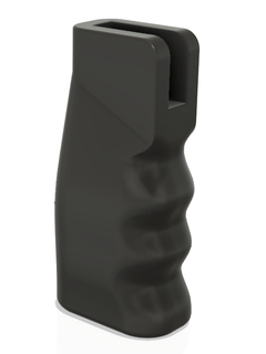 vertical linha reta ar 15 estilo firmeza ar15 airsoft arma fogo 3d print model - Mito3D
