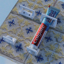verticale parete staffa dentifricio tubo gadget supporto montare 3d print model - Mito3D