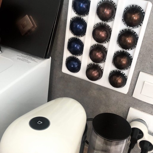 vertuo support home capsules caf nespresso 3D print model - Mito3D