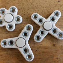 muy personalizable fidget spinner juego moneda de juguete openscad 3d print model - Mito3D