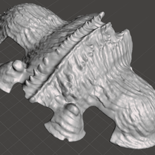 very hefty dominating warrior dragon scale carapace game 3d print model - Mito3D