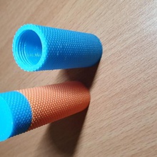 very small knurled container gadget 3d print model - Mito3D
