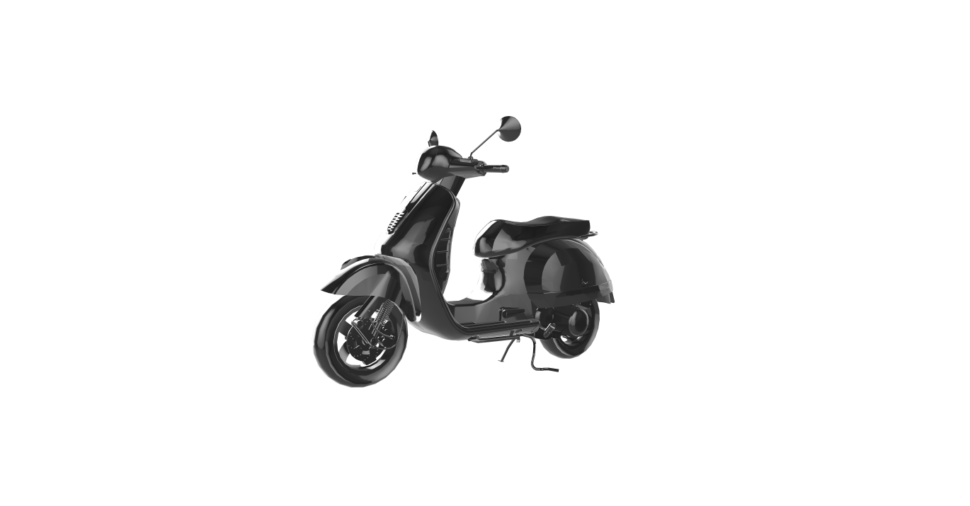 Vespa moto motosiklet motor bisiklet le la Motorrad 3D print model - Mito3D