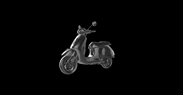vespa gts300ie moto motocicleta motor bicicleta le la motorrad 3d print model - Mito3D