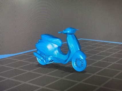 vespa motorcycle 2023 1 64 car auto parts cushion spoon civic typer 3d print model - Mito3D