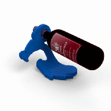 vespa motorcycle motor gift - bottle holder wine stand birthday anniversary love 3d print model - Mito3D