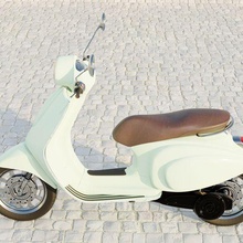 vespa sprint gts motorbike scooter motorcycle retro classic italy 2010 2011 2012 2013 city blender cycles 3d print model - Mito3D