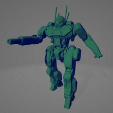 vespine fightmech collection - commissarharris american_mecha fighttech 3d print model - Mito3D