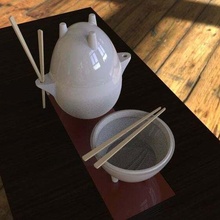 vessel china food anime ceramic design designproduct kittchen kitchen_dining 3d print model - Mito3D